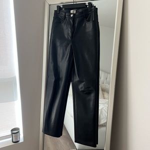 Aritzia Wilfred Melina Vegan Leather Pants